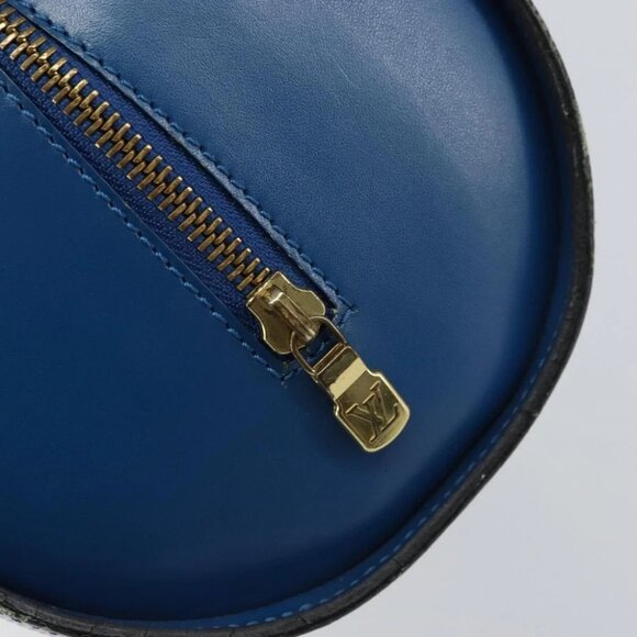 LOUIS VUITTON Epi Soufflot Hand Bag Blue - Picture 11 of 15